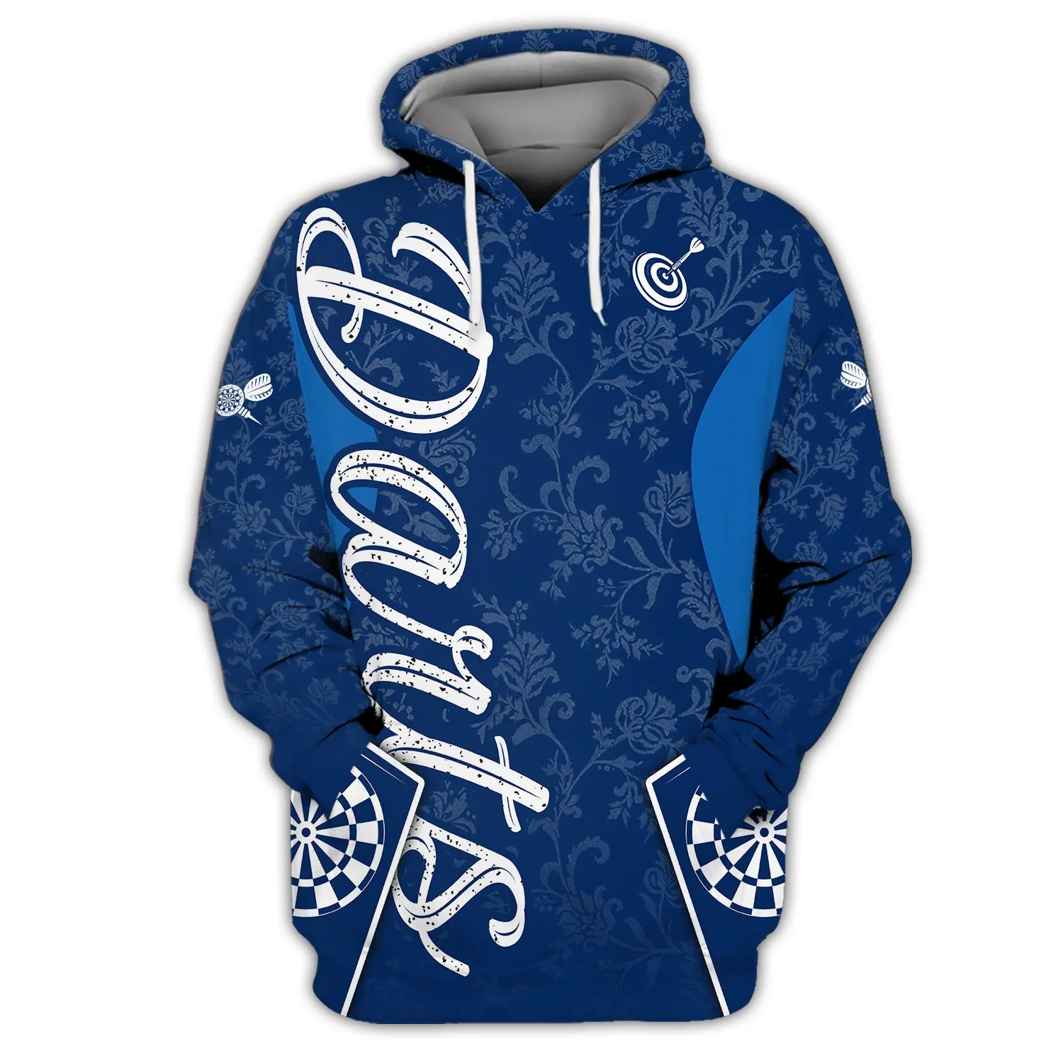 Darts Blue 3D Printed Shirts