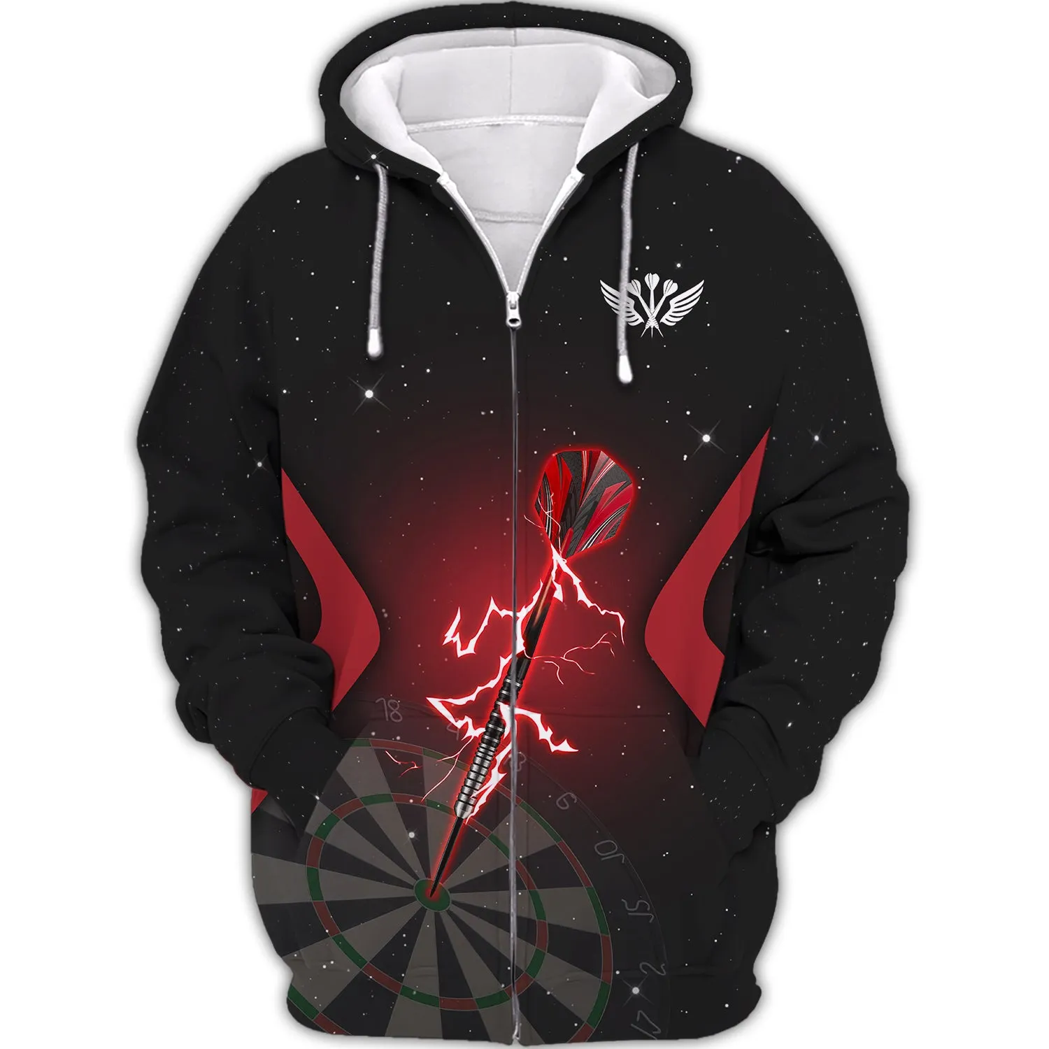 Darts Skeleton 3D Printed Shirts