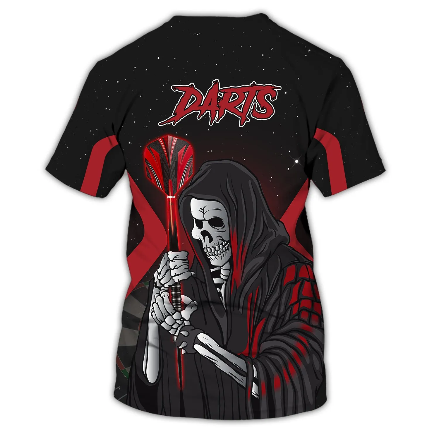 Darts Skeleton 3D Printed Shirts