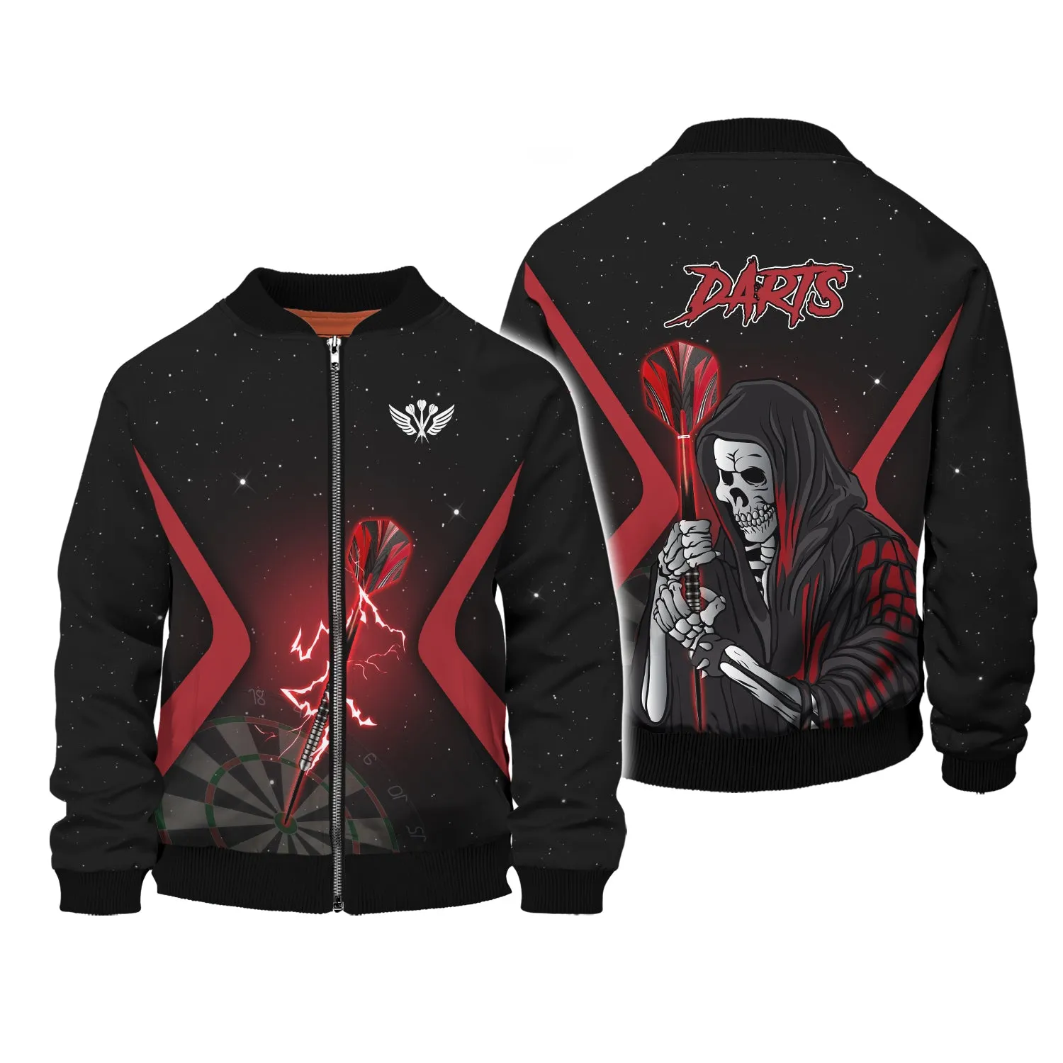 Darts Skeleton 3D Printed Shirts