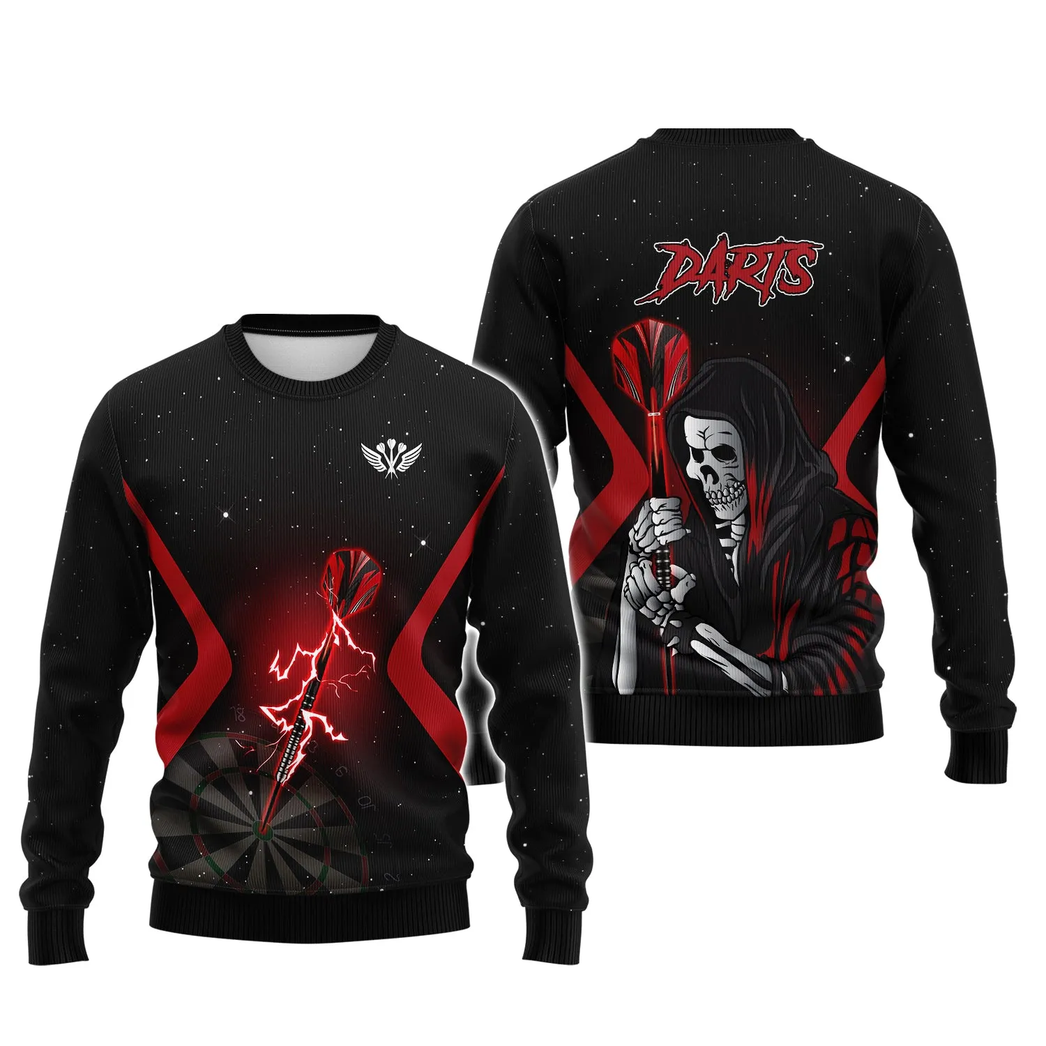 Darts Skeleton 3D Printed Shirts