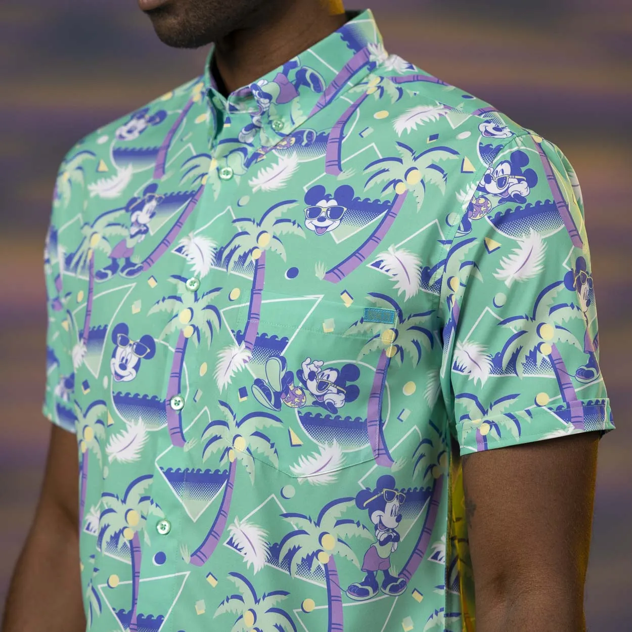 Disney "Cabana Mickey" – KUNUFLEX Short Sleeve Shirt