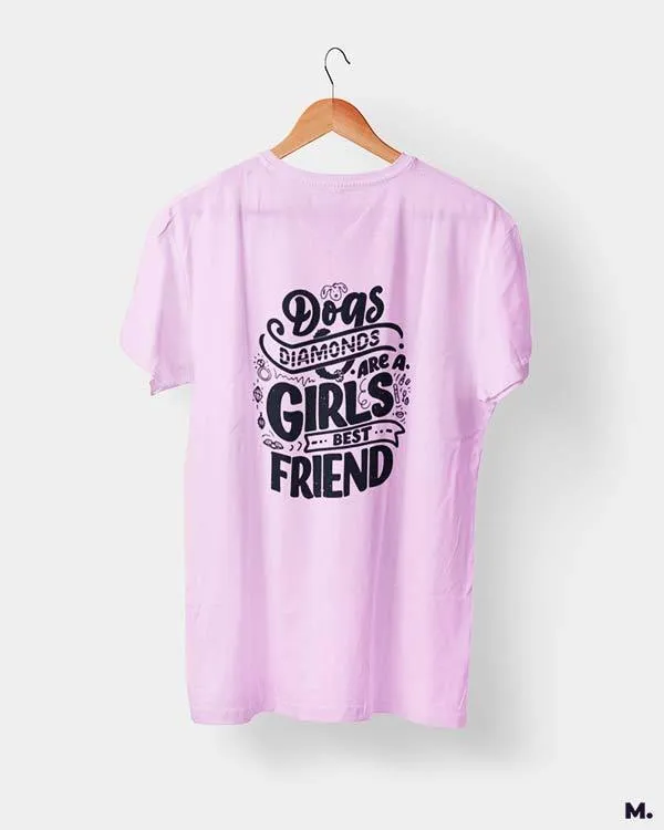 Dogs and diamonds printed t shirts