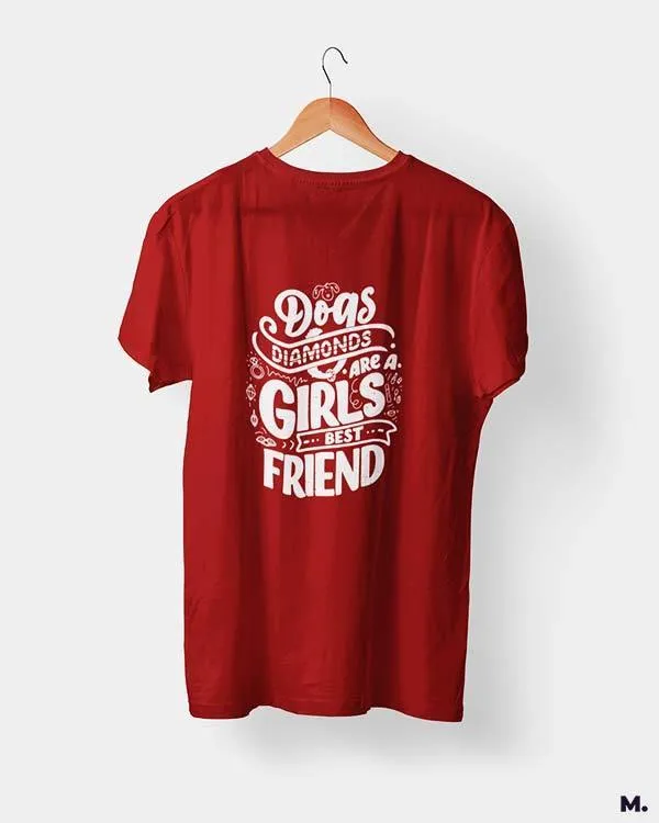 Dogs and diamonds printed t shirts