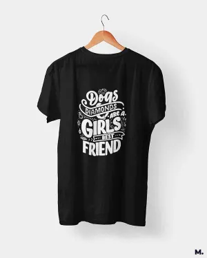 Dogs and diamonds printed t shirts