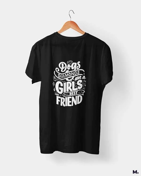 Dogs and diamonds printed t shirts