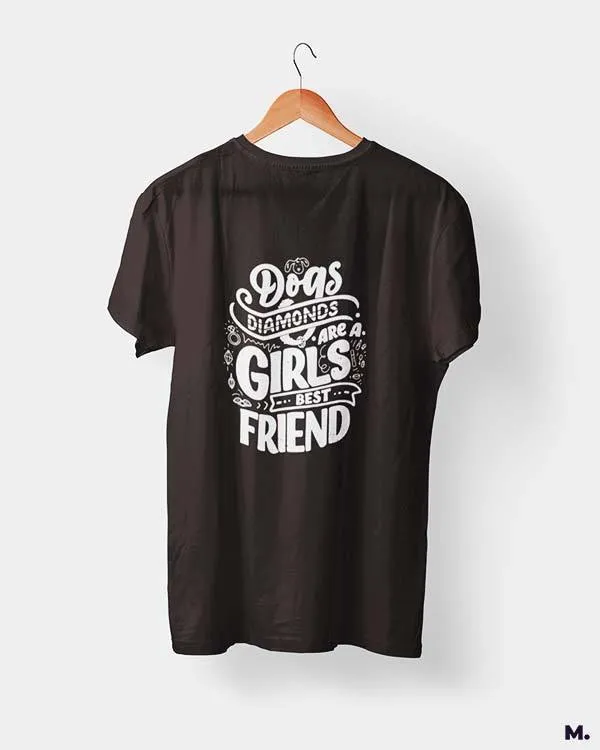 Dogs and diamonds printed t shirts