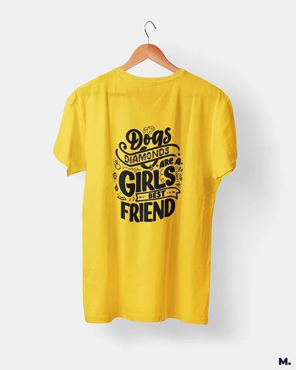 Dogs and diamonds printed t shirts