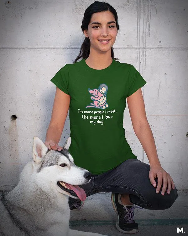Dogs before humans printed t shirts