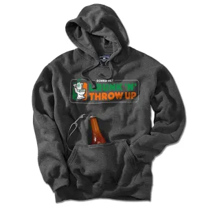Drunk 'N' Throw Up St. Paddy's Day Tailgater Hoodie
