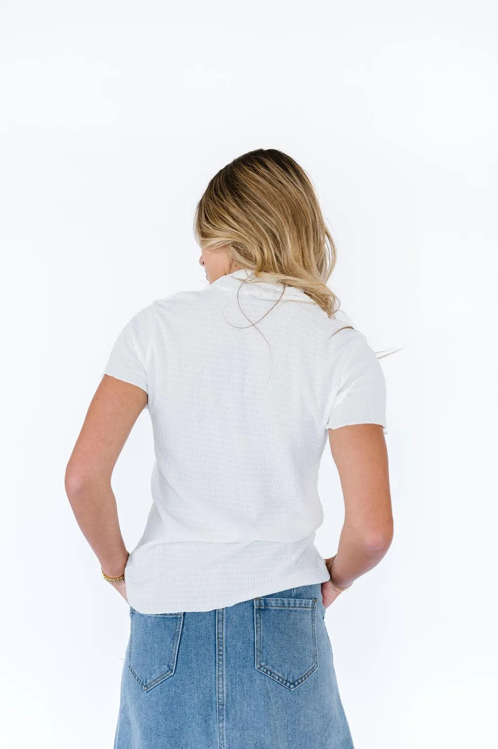 Emily Top in Off White