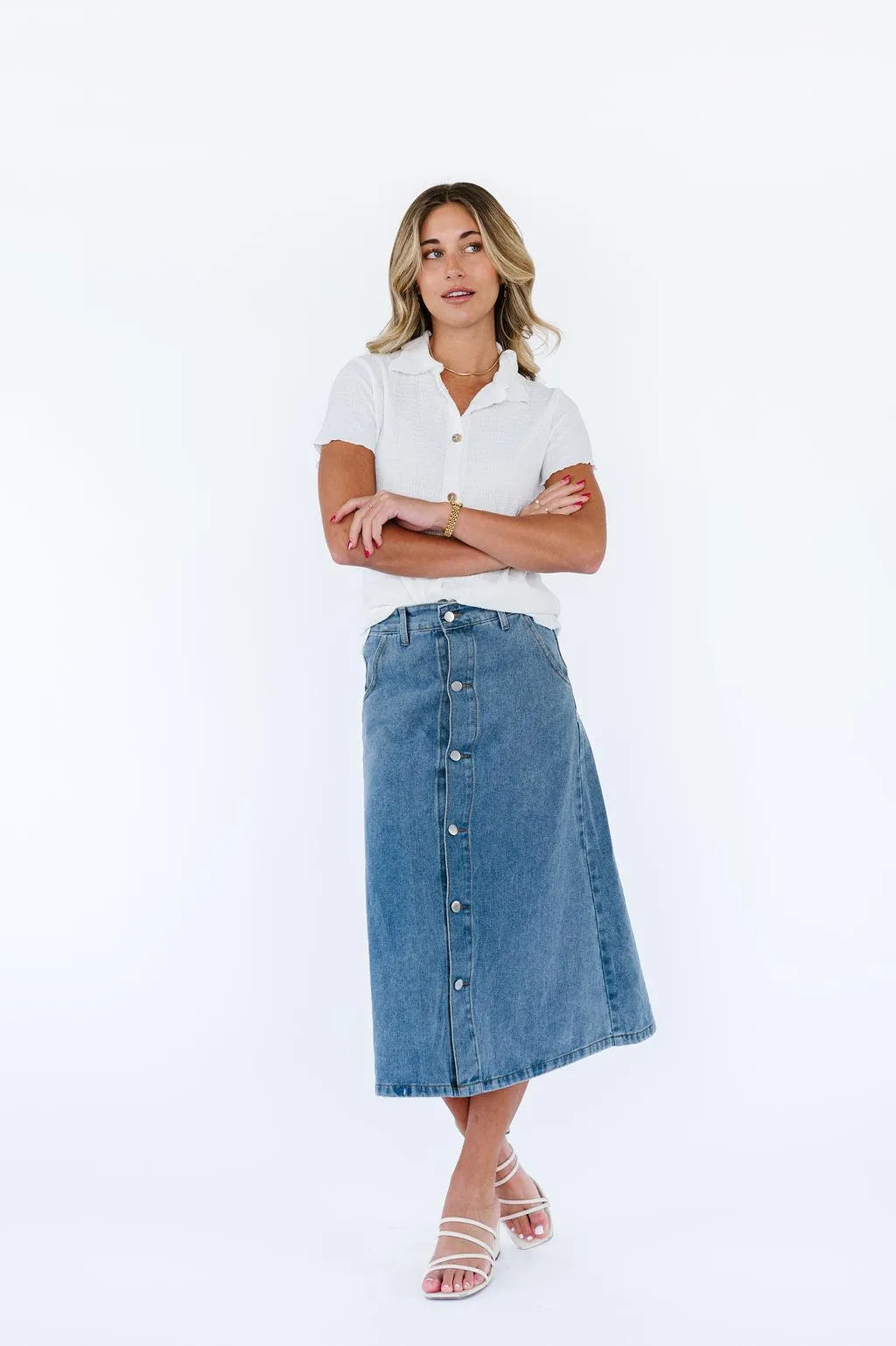 Emily Top in Off White