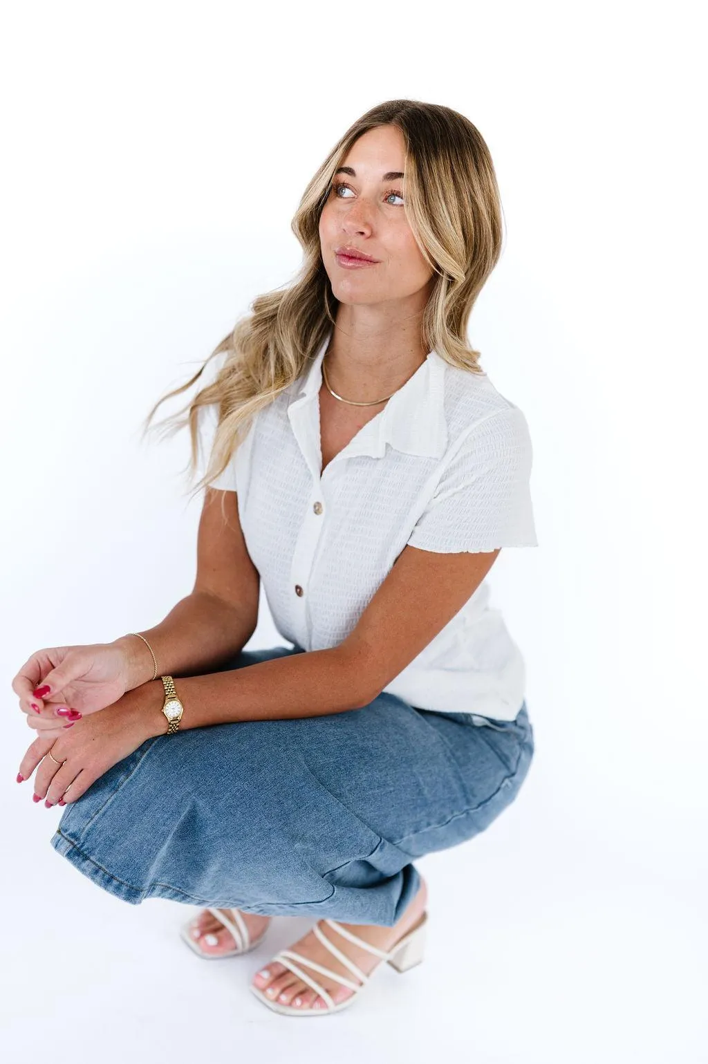 Emily Top in Off White