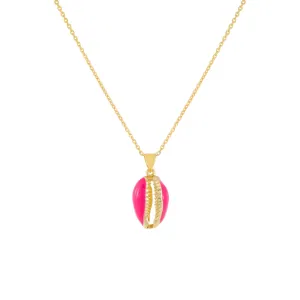 Enamel Seashell Necklace