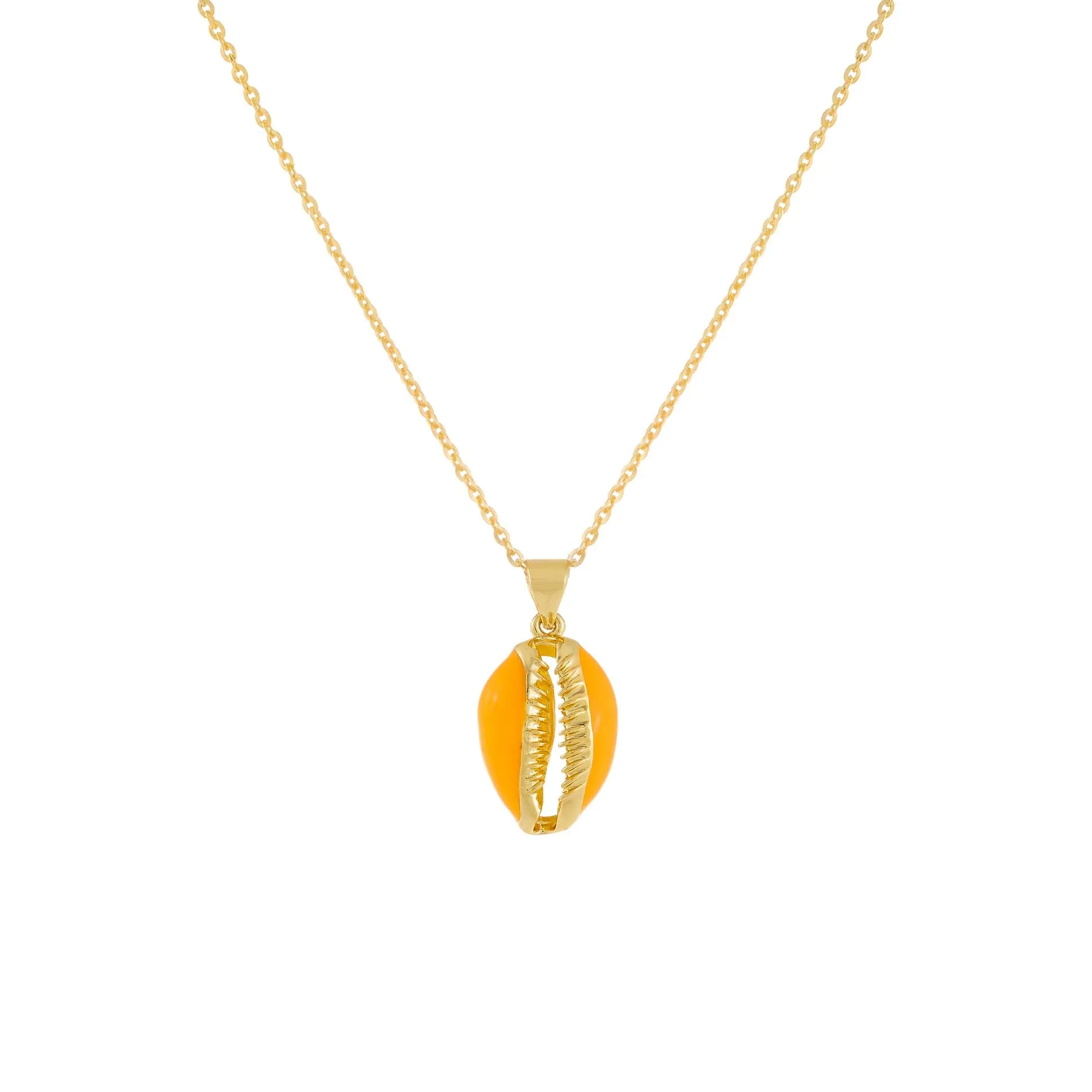 Enamel Seashell Necklace