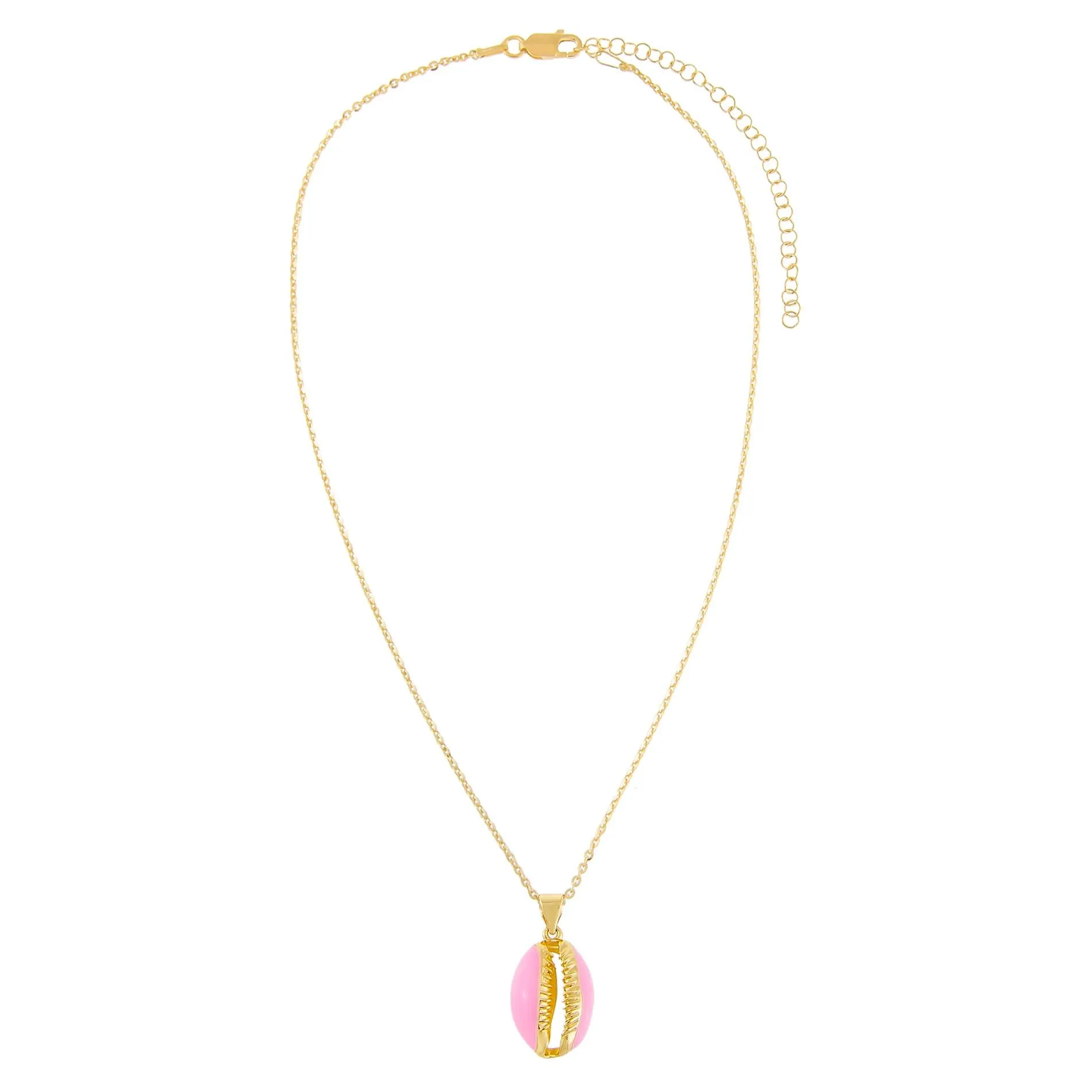 Enamel Seashell Necklace