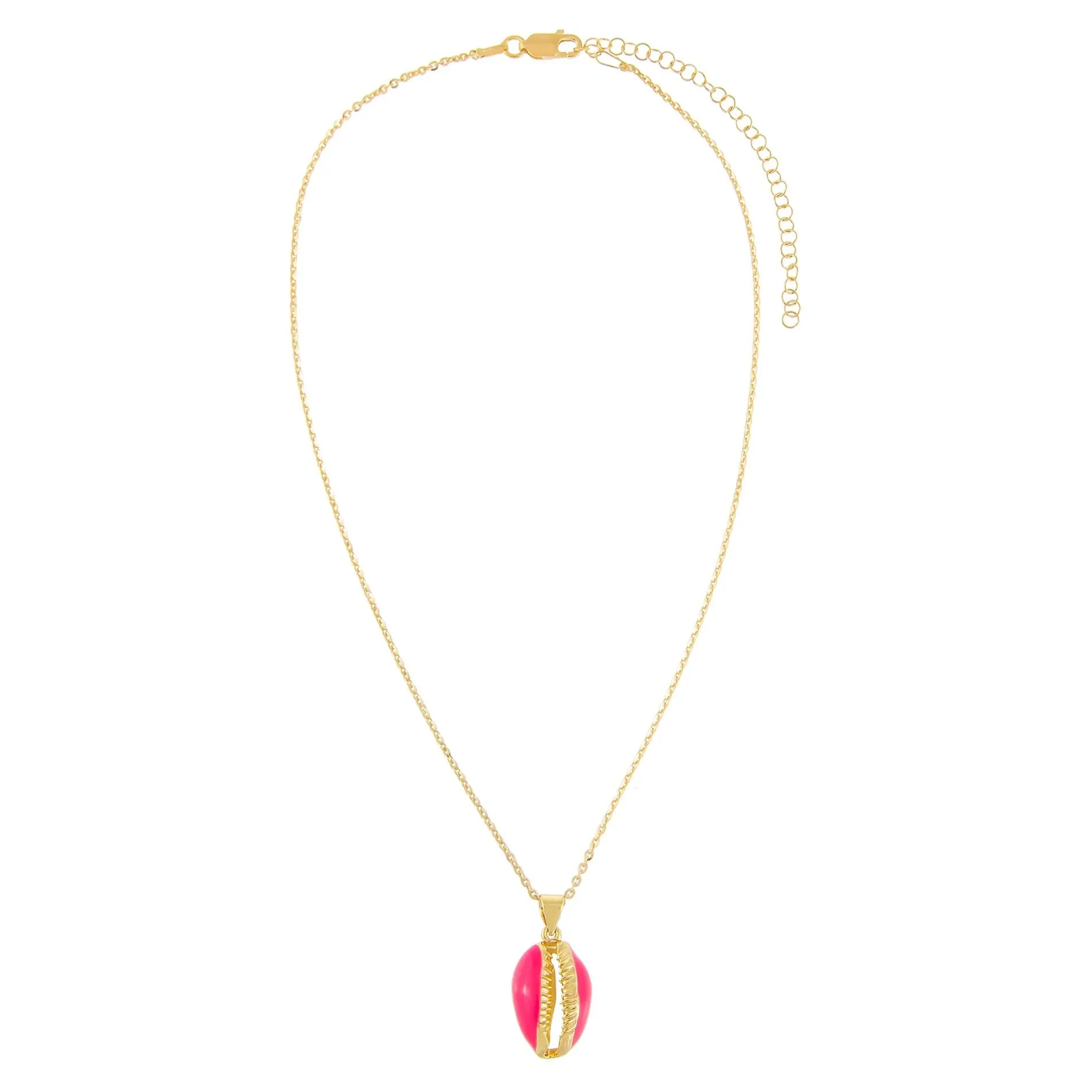 Enamel Seashell Necklace
