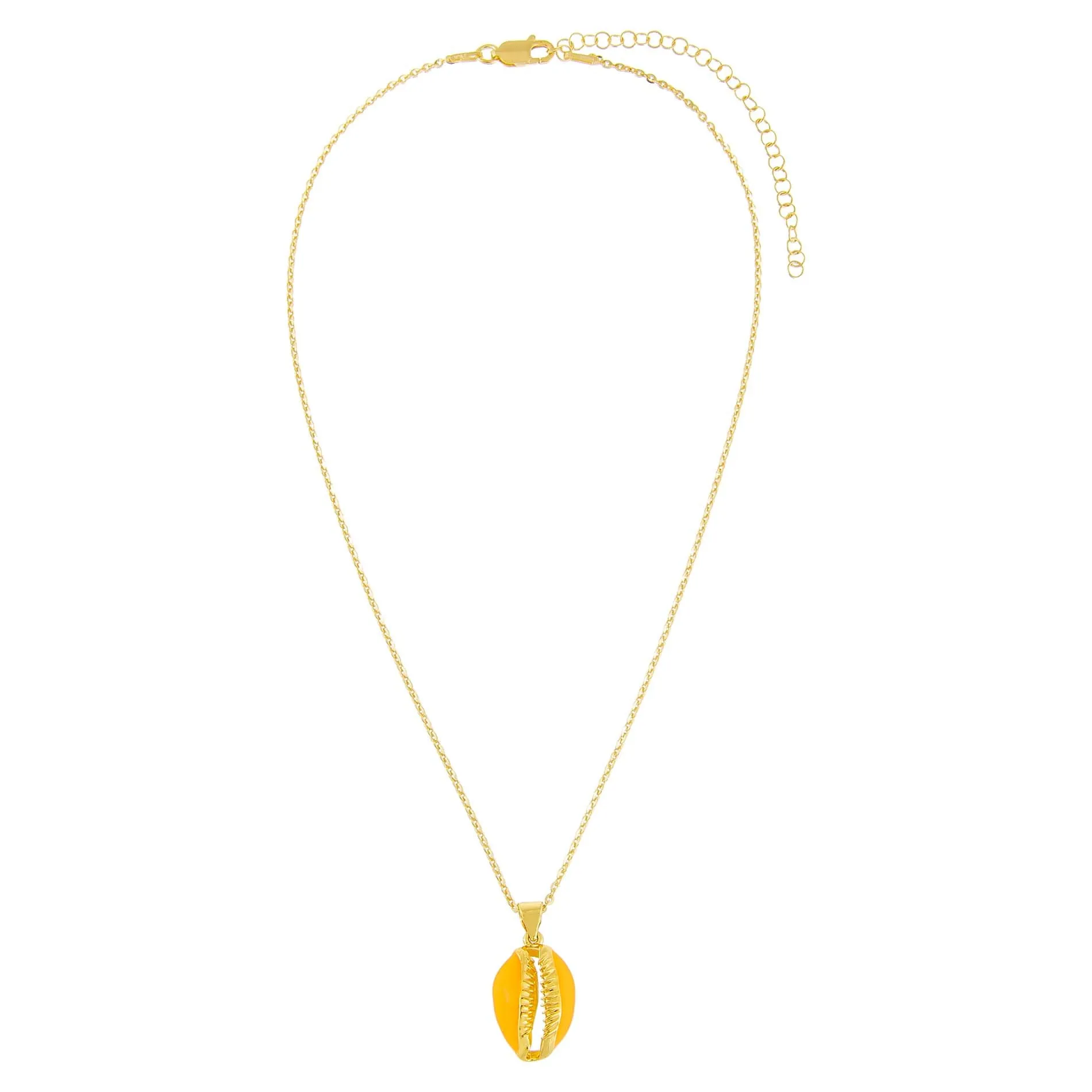 Enamel Seashell Necklace