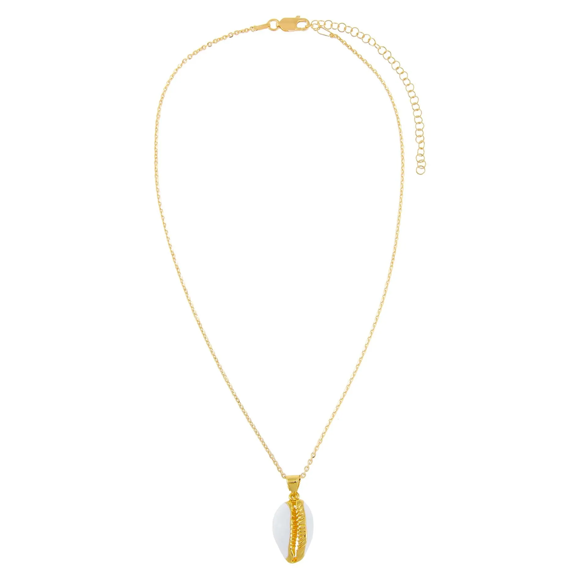 Enamel Seashell Necklace