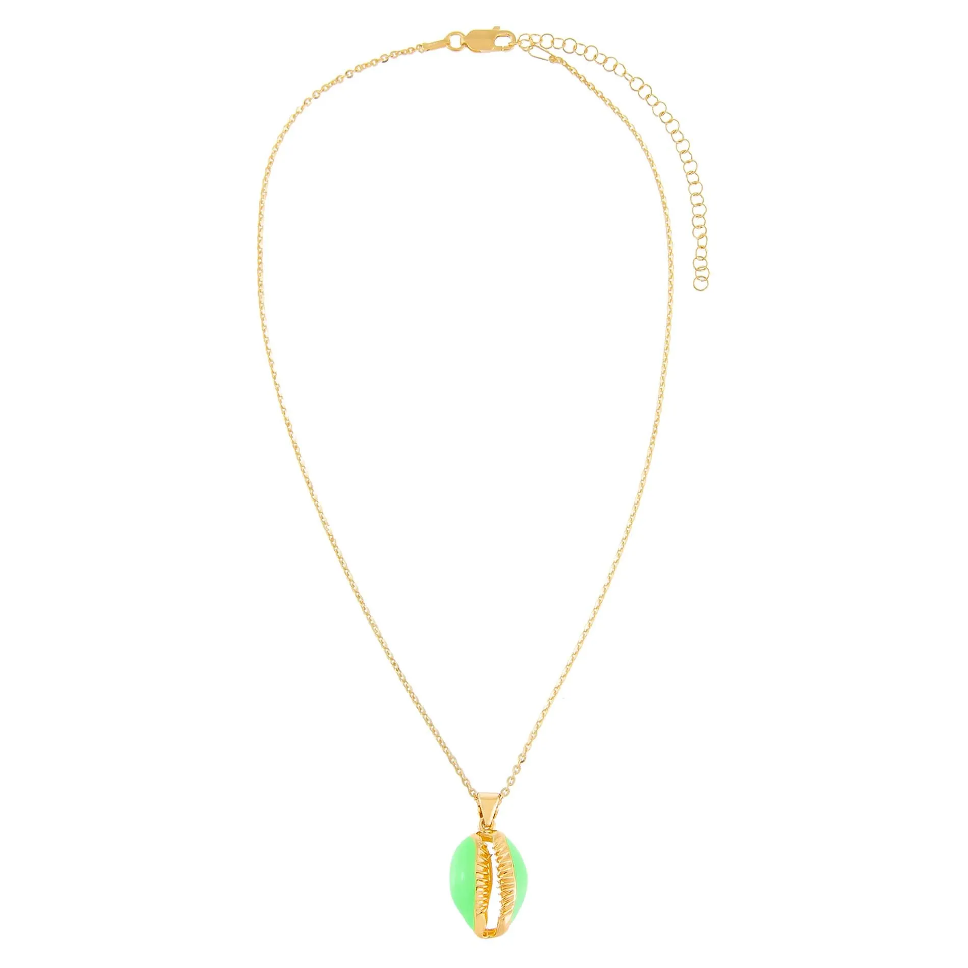 Enamel Seashell Necklace