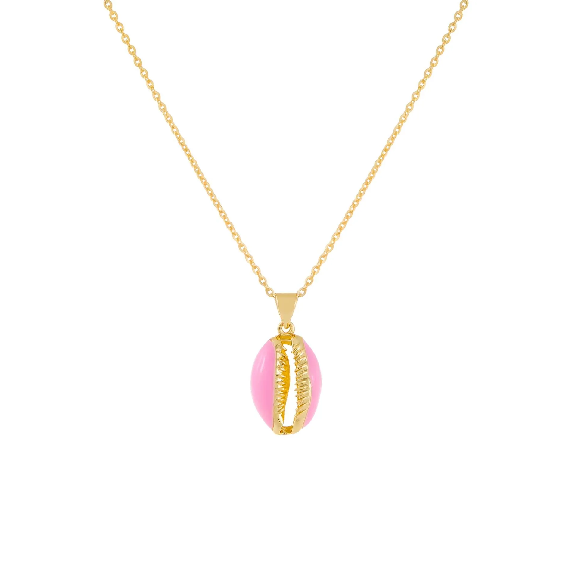 Enamel Seashell Necklace