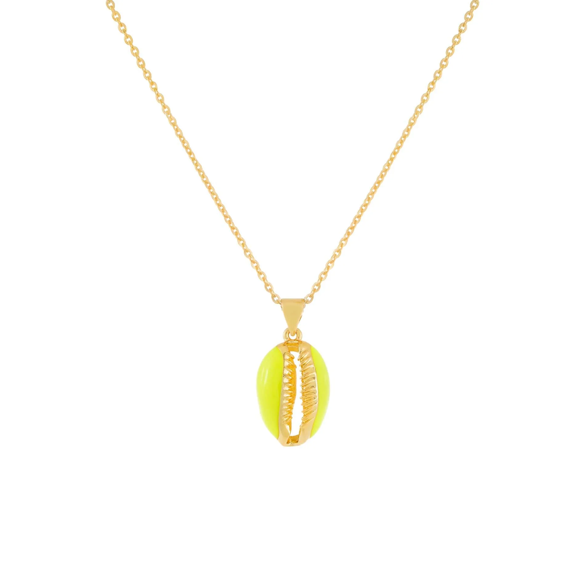 Enamel Seashell Necklace
