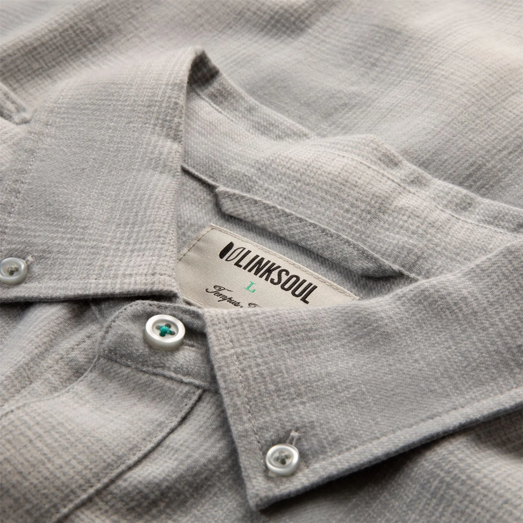 Fairbanks Flannel Polo Breeze Plaid