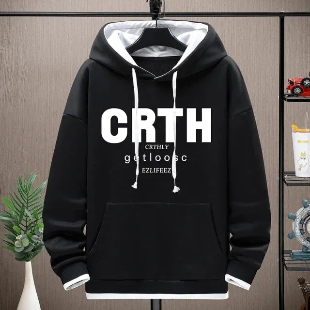 Fashion Hip Hop Men's Long Sleeve Hoodies