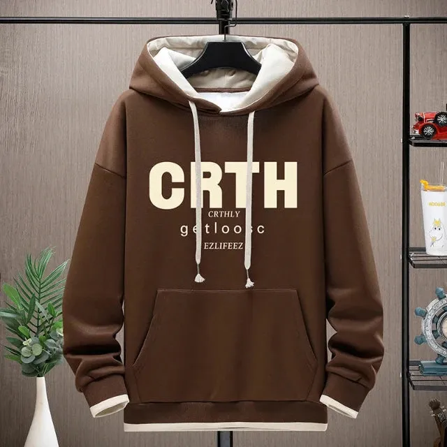 Fashion Hip Hop Men's Long Sleeve Hoodies