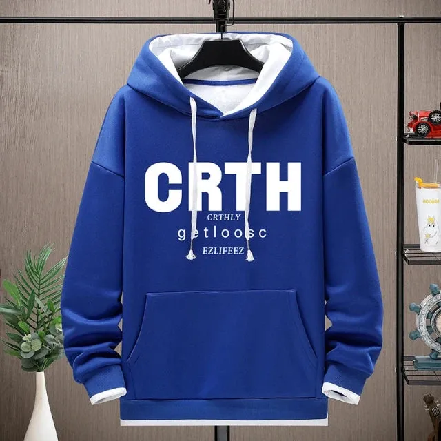 Fashion Hip Hop Men's Long Sleeve Hoodies