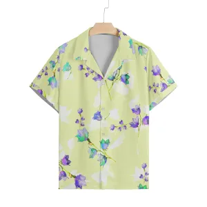 FLAMINGO PRINTED ALOHA SHIRT