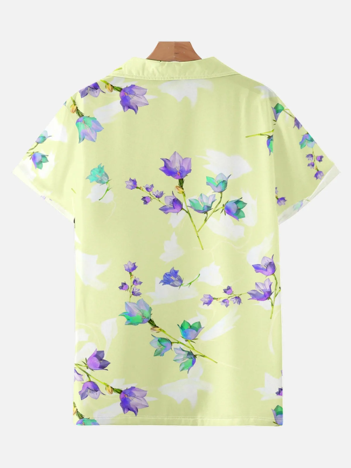 FLAMINGO PRINTED ALOHA SHIRT