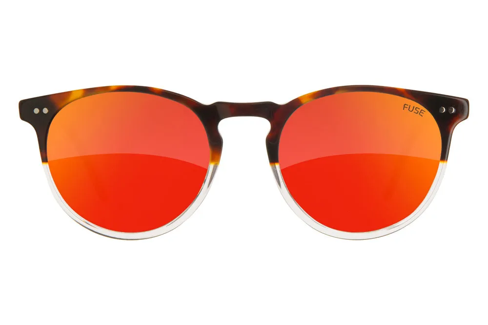Fuse Jupiter Sunglasses | Tortoise Clear Fade