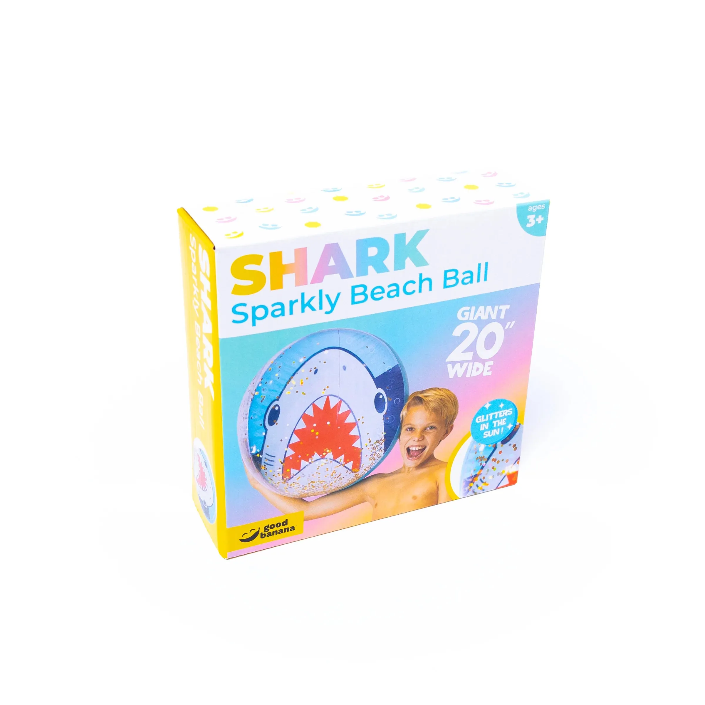 Giant Sparkly Beach Ball - Shark
