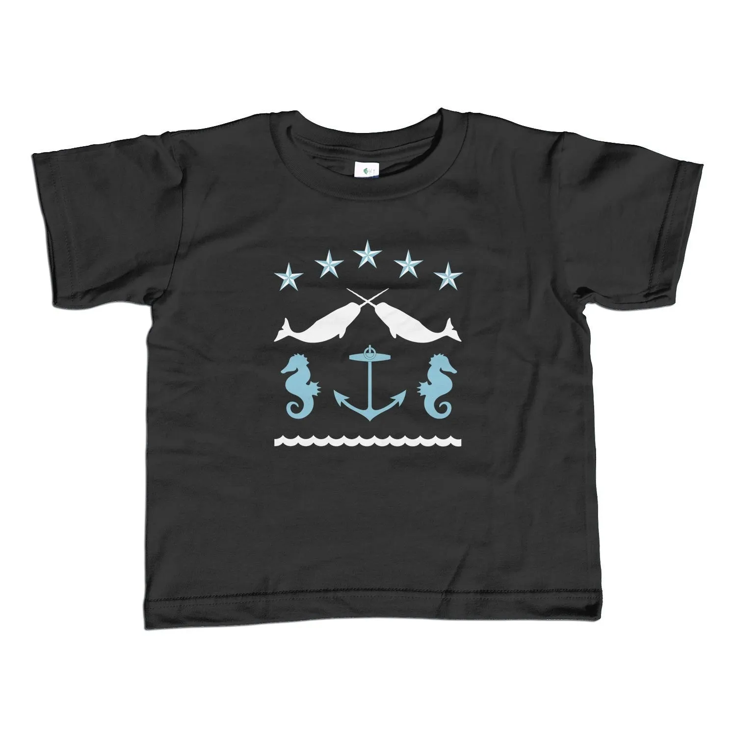 Girl's Narwahl T-Shirt - Unisex Fit Nautical Folk