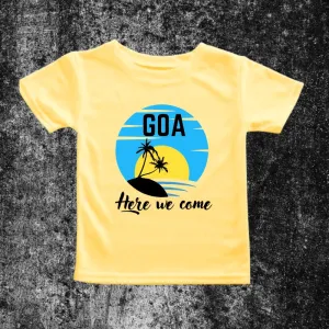 Goa Here We Come Vacation T-Shirts