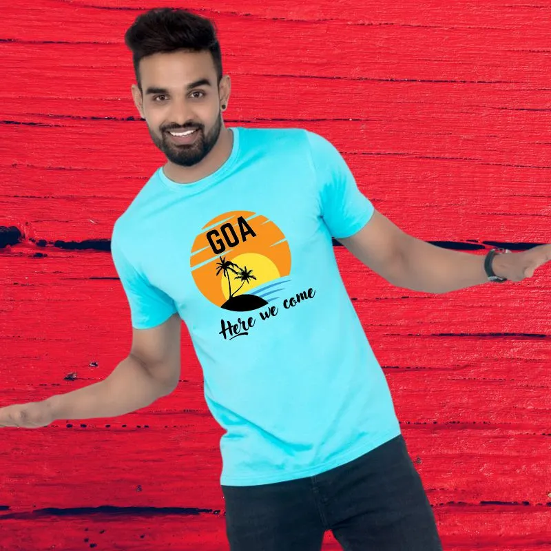 Goa Here We Come Vacation T-Shirts