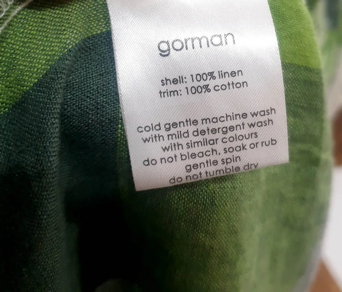 Gorman green linen dress size 20 (from 2023)