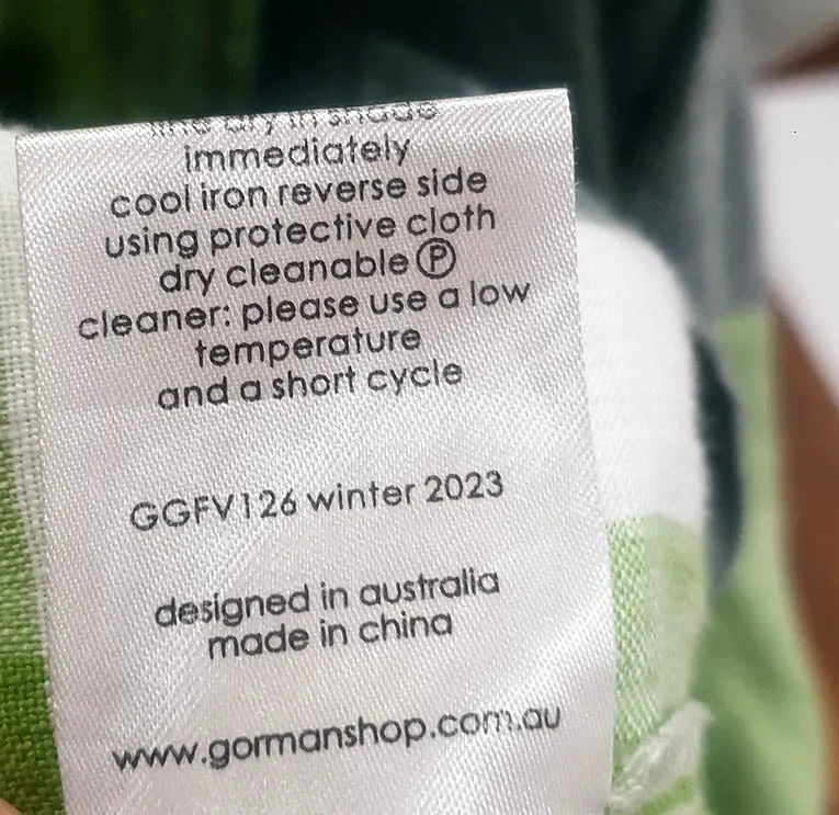 Gorman green linen dress size 20 (from 2023)