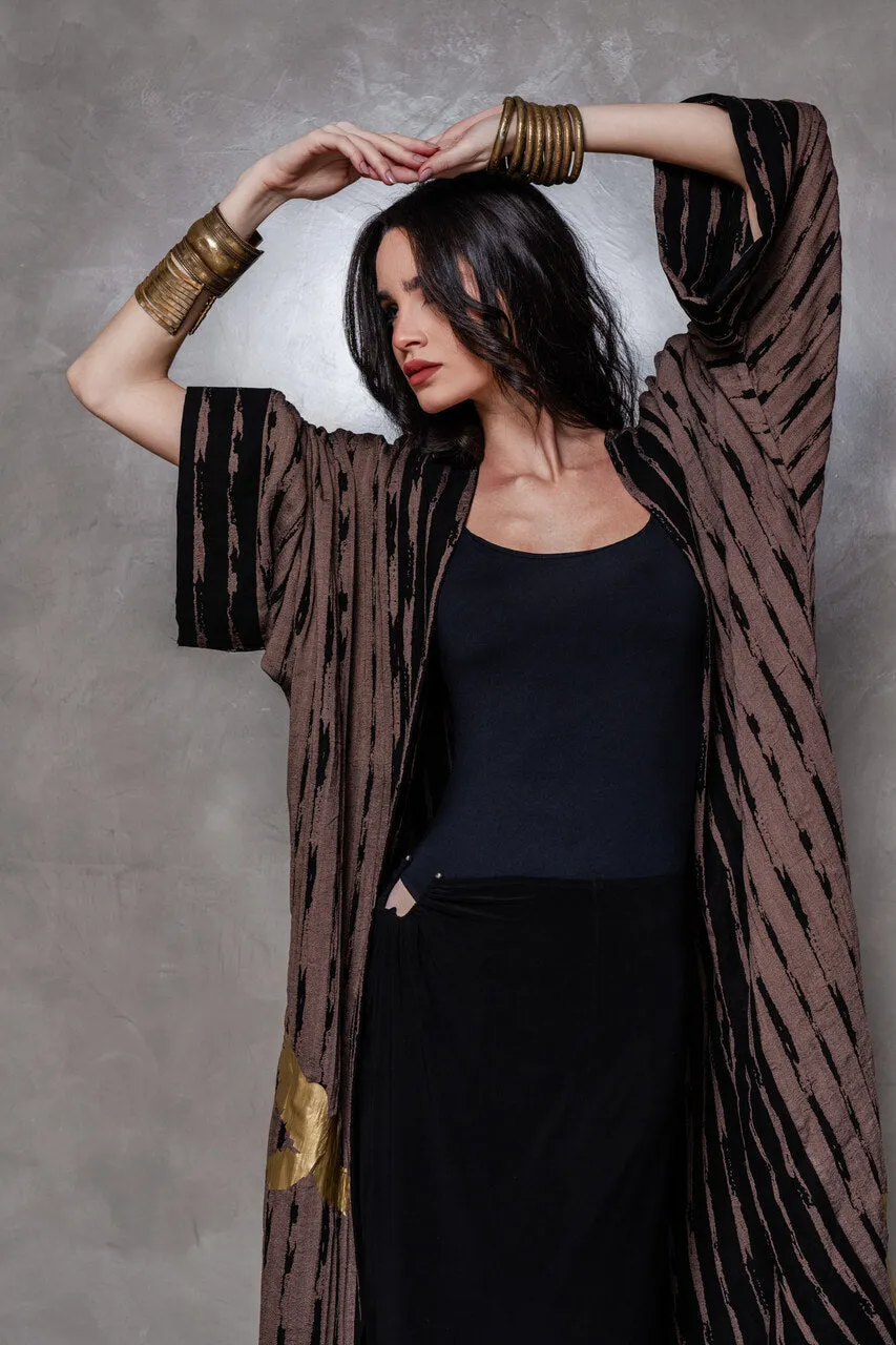 Greige Sun Kimono