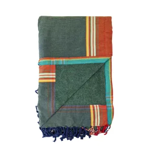 Hunter Green Kenyan Beach Towel