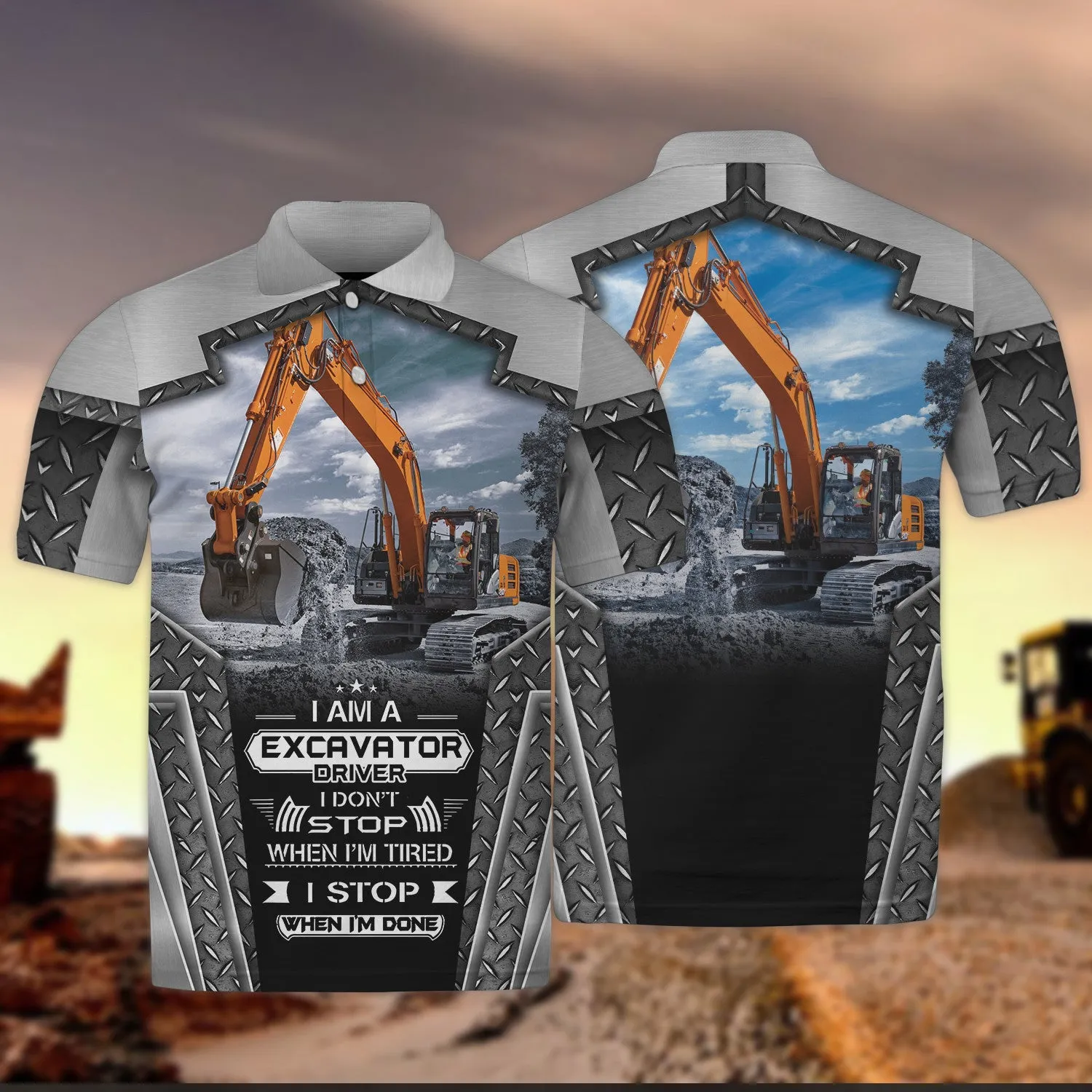 I Am Excavator Driver Hoodie Tshirt Sweatshirt for Men & Women