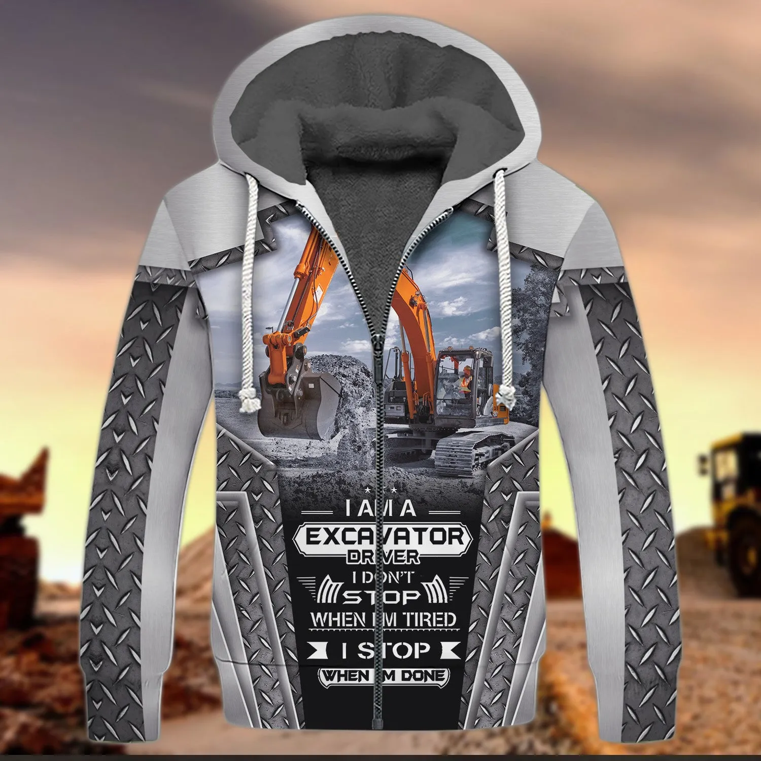 I Am Excavator Driver Hoodie Tshirt Sweatshirt for Men & Women