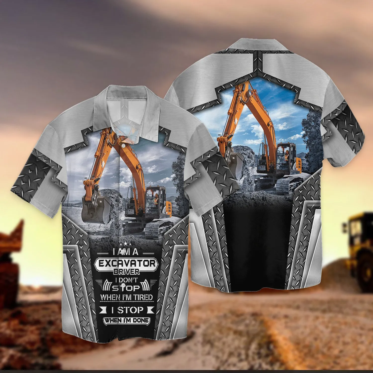 I Am Excavator Driver Hoodie Tshirt Sweatshirt for Men & Women