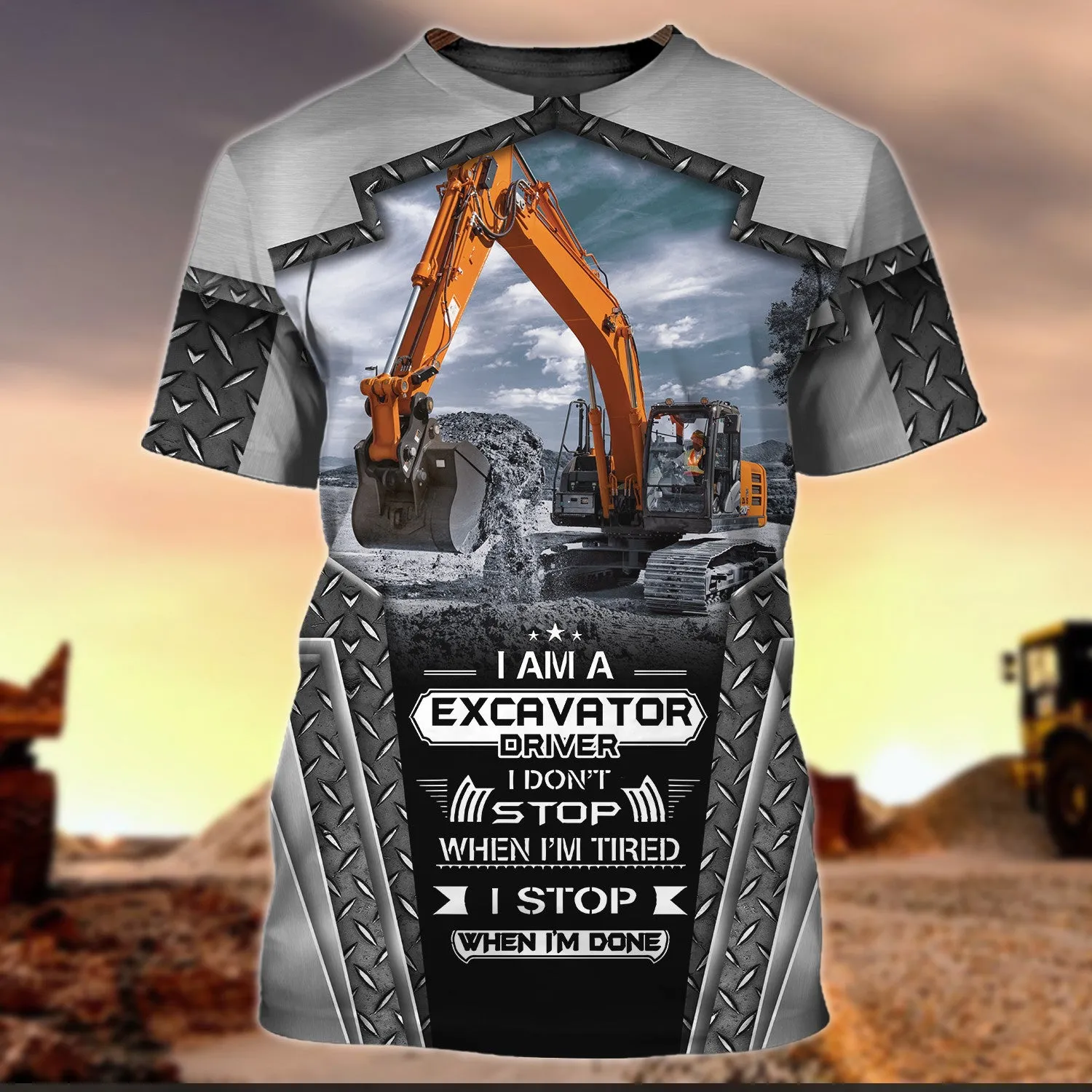 I Am Excavator Driver Hoodie Tshirt Sweatshirt for Men & Women