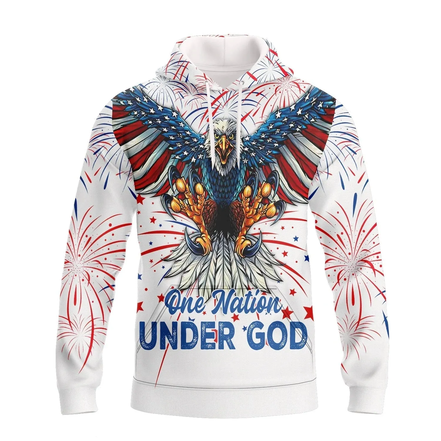 Independence Day Is Coming Ealge One Nation Under God 3D Full Print