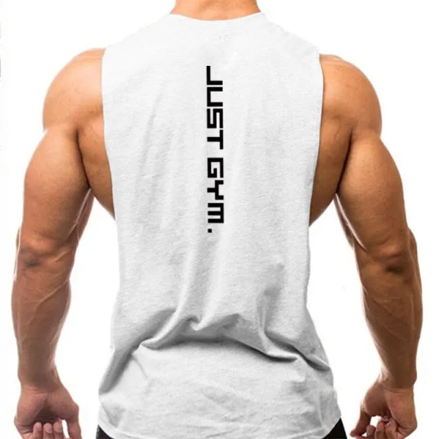 JUST GYM SLEEVELESS TANKS & HOODIES
