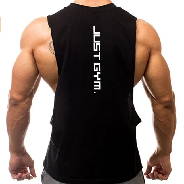 JUST GYM SLEEVELESS TANKS & HOODIES