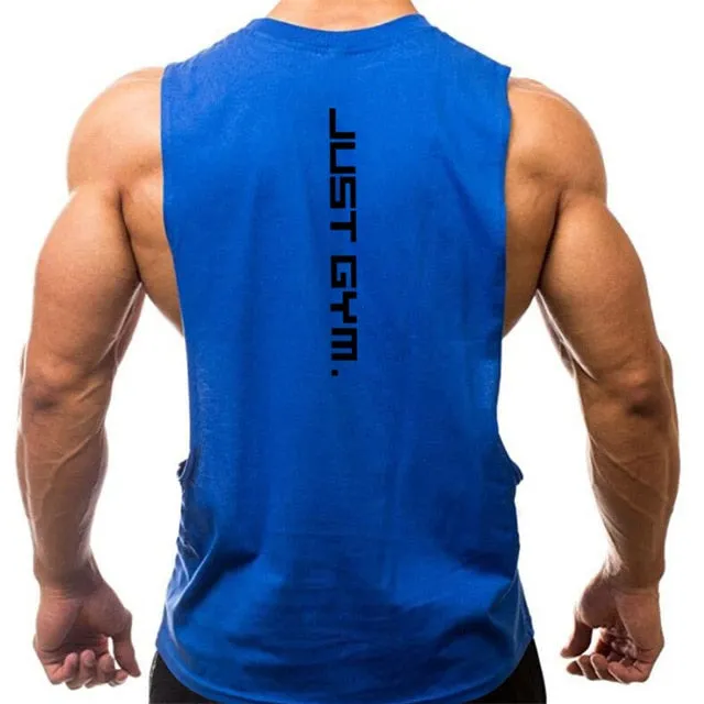 JUST GYM SLEEVELESS TANKS & HOODIES