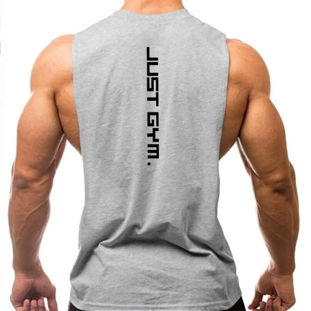 JUST GYM SLEEVELESS TANKS & HOODIES
